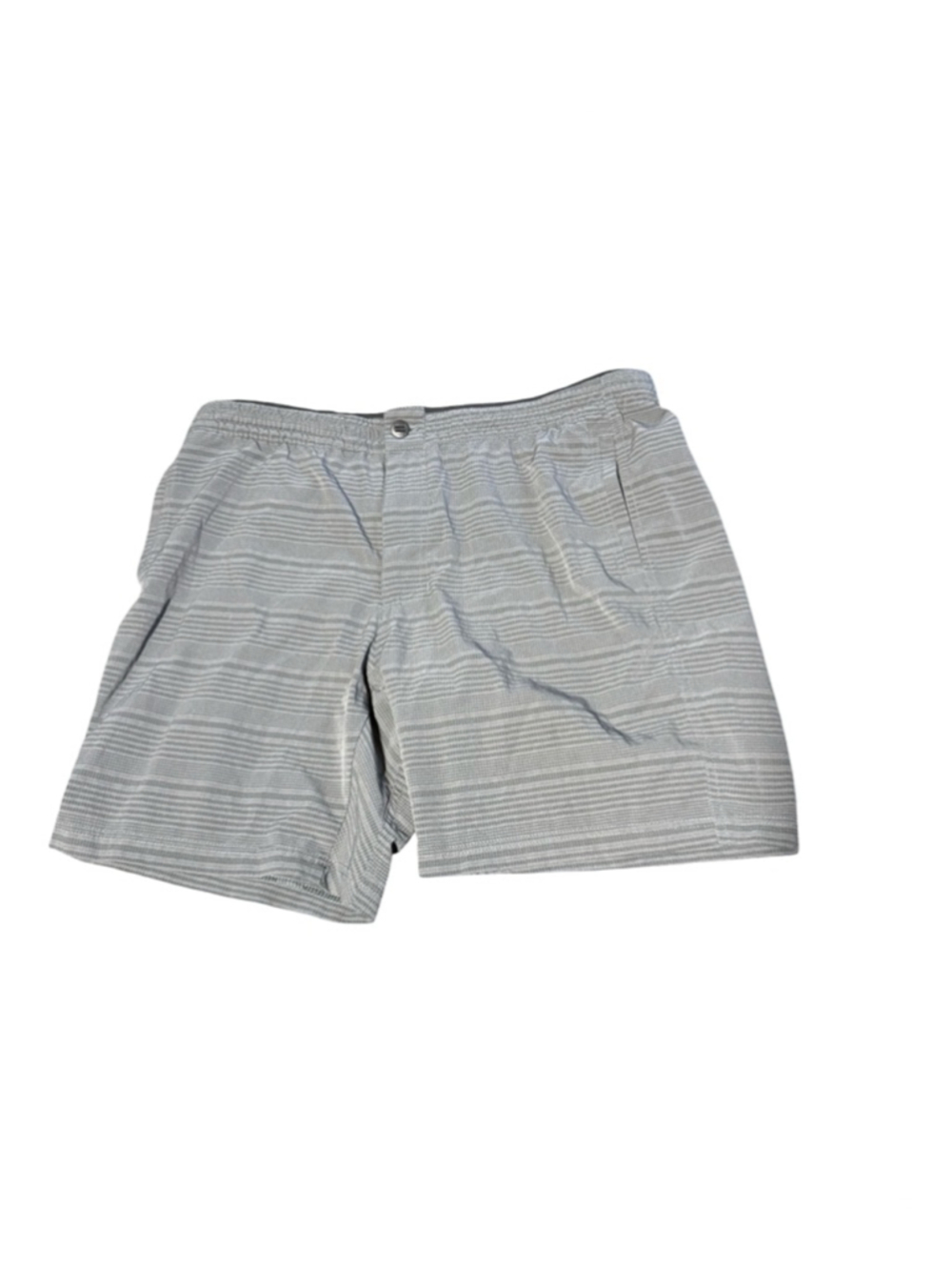 Men's KÜHL Gray Striped Athletic Shorts XL #927